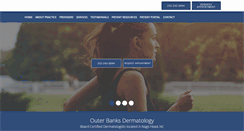 Desktop Screenshot of outerbanksdermatology.com