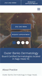 Mobile Screenshot of outerbanksdermatology.com